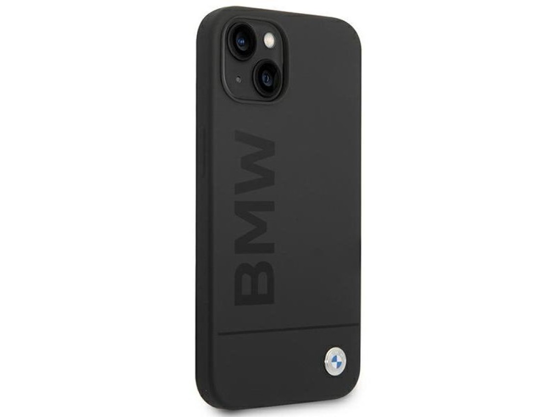 Case BMW BMHMP14MSLBLBK iPhone 14 Plus 6.7 "black / black hardcase Silicone Signature Logo Magsafe