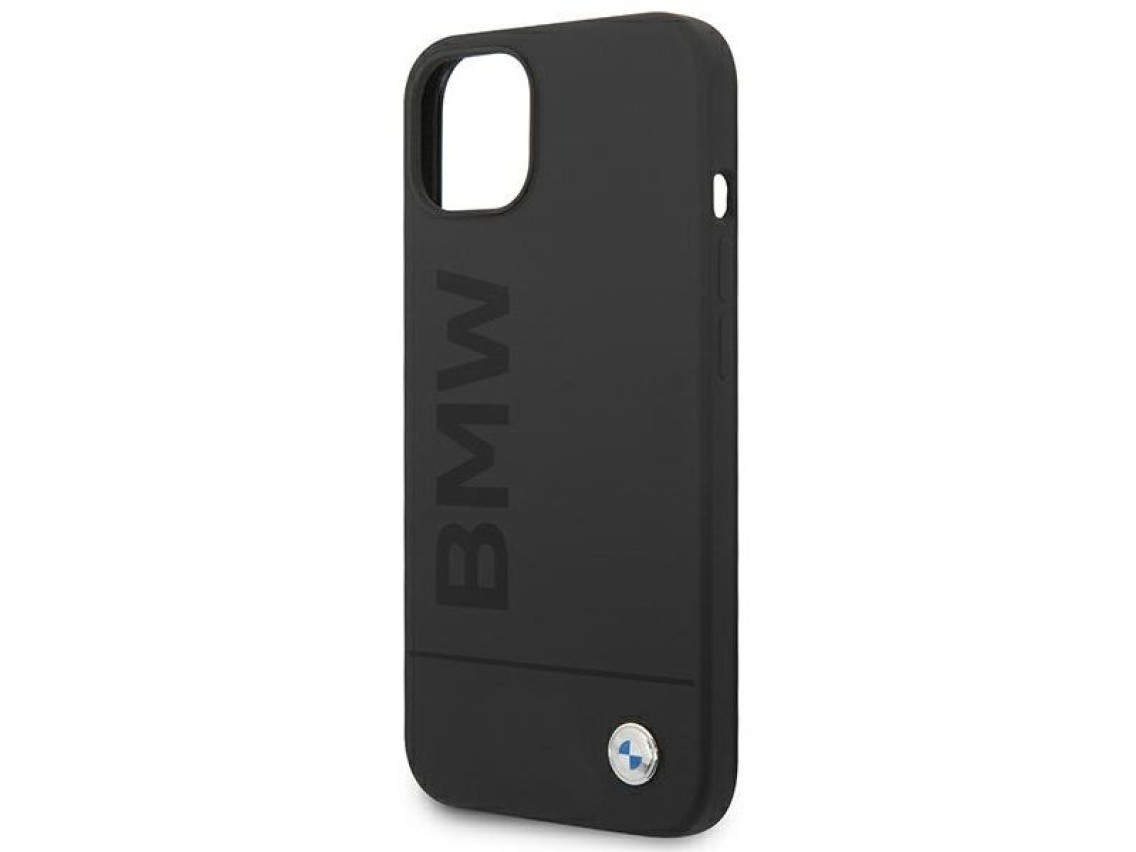Case BMW BMHMP14MSLBLBK iPhone 14 Plus 6.7 "black / black hardcase Silicone Signature Logo Magsafe