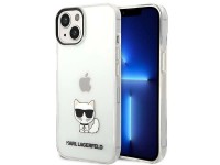 Karl Lagerfeld KLHCP14MCTTR iPhone 14 Plus 6.7 "capa r�gida transparente Choupette Body