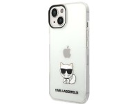 Karl Lagerfeld KLHCP14MCTTR iPhone 14 Plus 6.7 "capa r�gida transparente Choupette Body