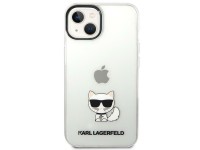 Karl Lagerfeld KLHCP14MCTTR iPhone 14 Plus 6.7 "capa r�gida transparente Choupette Body