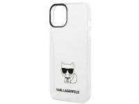 Karl Lagerfeld KLHCP14MCTTR iPhone 14 Plus 6.7 "capa r�gida transparente Choupette Body
