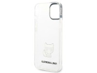 Karl Lagerfeld KLHCP14MCTTR iPhone 14 Plus 6.7 "capa r�gida transparente Choupette Body