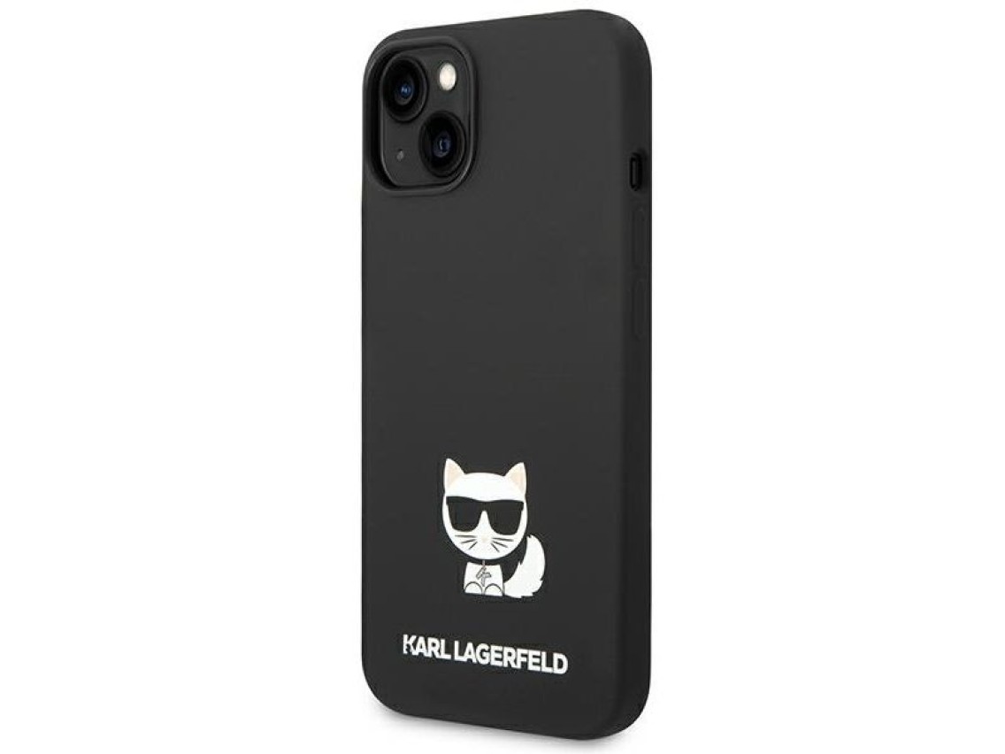 Karl Lagerfeld KLHCP14MSLCTBK iPhone 14 Plus 6.7 "hardcase black / black Silicone Choupette Body