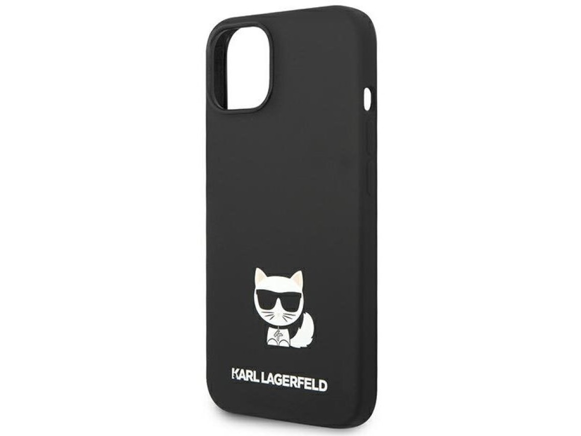 Karl Lagerfeld KLHCP14MSLCTBK iPhone 14 Plus 6.7 "hardcase black / black Silicone Choupette Body