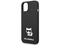 Karl Lagerfeld KLHCP14MSLCTBK iPhone 14 Plus 6.7 "hardcase black / black Silicone Choupette Body Karl Lagerfeld KLHCP14MSLCTBK iPhone 14 Plus 6.7 "hardcase black / black Silicone Choupette Body