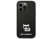 Karl Lagerfeld KLHCP14LSLCTBK iPhone 14 Pro 6.1 "capa rígida preta / corpo em silicone preto Choupet Karl Lagerfeld KLHCP14LSLCTBK iPhone 14 Pro 6.1 "capa rígida preta / corpo em silicone preto Choupet