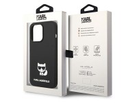 Karl Lagerfeld KLHCP14LSLCTBK iPhone 14 Pro 6.1 "capa rígida preta / corpo em silicone preto Choupet Karl Lagerfeld KLHCP14LSLCTBK iPhone 14 Pro 6.1 "capa rígida preta / corpo em silicone preto Choupet