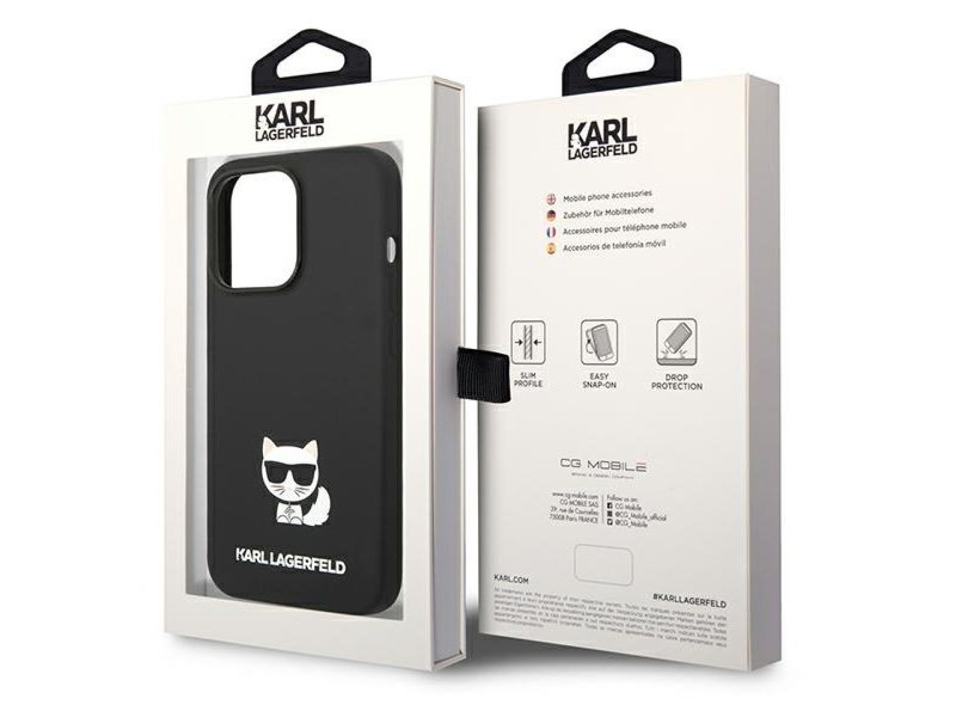 Karl Lagerfeld KLHCP14XSLCTBK iPhone 14 Pro Max 6.7