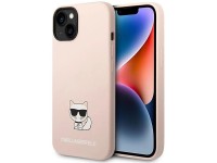 Karl Lagerfeld KLHCP14MSLCTPI Capa rígida rosa claro para iPhone 14 Plus de 6,7 polegadas com corpo Karl Lagerfeld KLHCP14MSLCTPI Capa rígida rosa claro para iPhone 14 Plus de 6,7 polegadas com corpo