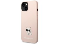 Karl Lagerfeld KLHCP14MSLCTPI Capa rígida rosa claro para iPhone 14 Plus de 6,7 polegadas com corpo Karl Lagerfeld KLHCP14MSLCTPI Capa rígida rosa claro para iPhone 14 Plus de 6,7 polegadas com corpo