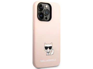 Karl Lagerfeld KLHCP14LSLCTPI iPhone 14 Pro 6.1 "hardcase light pink / light pink Silicone Choupette Karl Lagerfeld KLHCP14LSLCTPI iPhone 14 Pro 6.1 "hardcase light pink / light pink Silicone Choupette