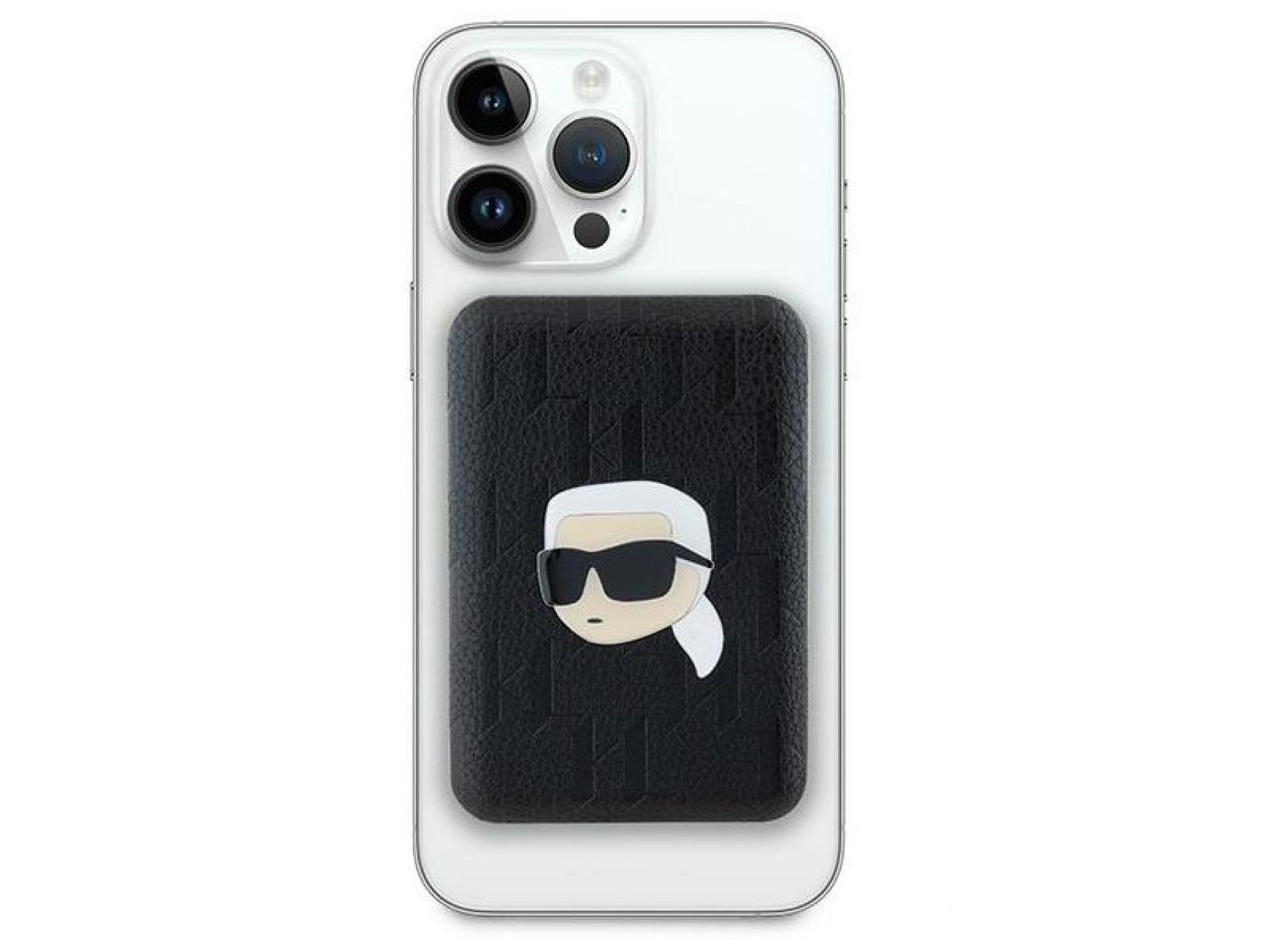 Batería externa inductiva Karl Lagerfeld KLPB5FPGKSKIHK 16W 5000mAh negro/negro Pin con cabeza Karl