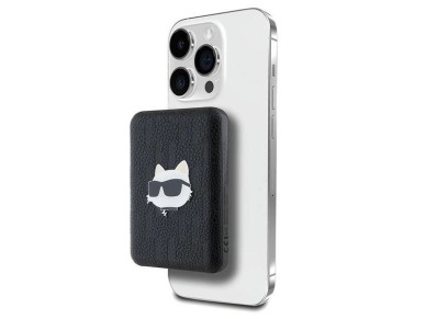 Batería externa inductiva Karl Lagerfeld KLPB5FPGKSCHHK 16W 5000mAh negra/negra Choupette Head Pin M Batería externa inductiva Karl Lagerfeld KLPB5FPGKSCHHK 16W 5000mAh negra/negra Choupette Head Pin M