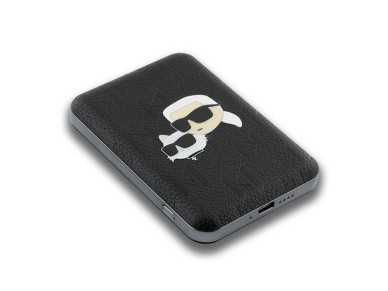 Batería externa inductiva Karl Lagerfeld KLPB5FPGKSKCHK 16W 5000mAh negro/negro Karl&Choupette Head Batería externa inductiva Karl Lagerfeld KLPB5FPGKSKCHK 16W 5000mAh negro/negro Karl&Choupette Head