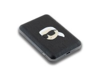 Batería externa inductiva Karl Lagerfeld KLPB5FPGKSKIHK 16W 5000mAh negro/negro Pin con cabeza Karl Batería externa inductiva Karl Lagerfeld KLPB5FPGKSKIHK 16W 5000mAh negro/negro Pin con cabeza Karl