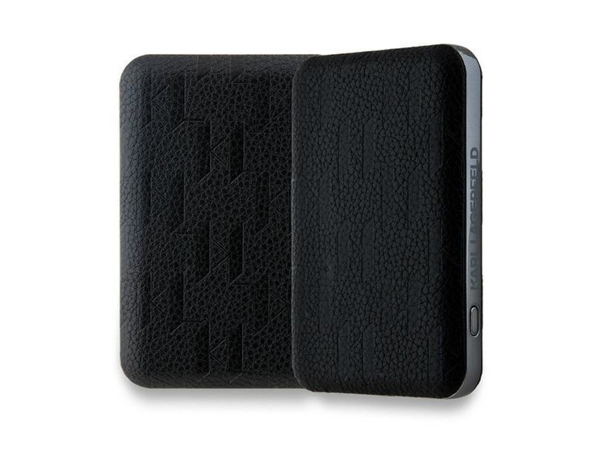 Batería externa inductiva Karl Lagerfeld KLPB5FPGKSKCHK 16W 5000mAh negro/negro Karl&Choupette Head