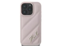 Capa Karl Lagerfeld Matelassada para iPhone 16 Pro Max - Rosa Capa Karl Lagerfeld Matelassada para iPhone 16 Pro Max - Rosa