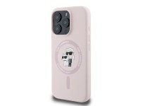 Karl Lagerfeld Silicone Karl&Choupette Heads MagSafe Case for iPhone 16 Pro Max - Pink Karl Lagerfeld Silicone Karl&Choupette Heads MagSafe Case for iPhone 16 Pro Max - Pink