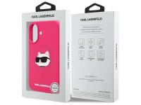 Funda de silicona Karl Lagerfeld con estampado de la cabeza de Choupette para iPhone 16 MagSafe - Fu Funda de silicona Karl Lagerfeld con estampado de la cabeza de Choupette para iPhone 16 MagSafe - Fu