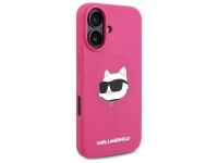 Funda de silicona Karl Lagerfeld con estampado de la cabeza de Choupette para iPhone 16 MagSafe - Fu Funda de silicona Karl Lagerfeld con estampado de la cabeza de Choupette para iPhone 16 MagSafe - Fu
