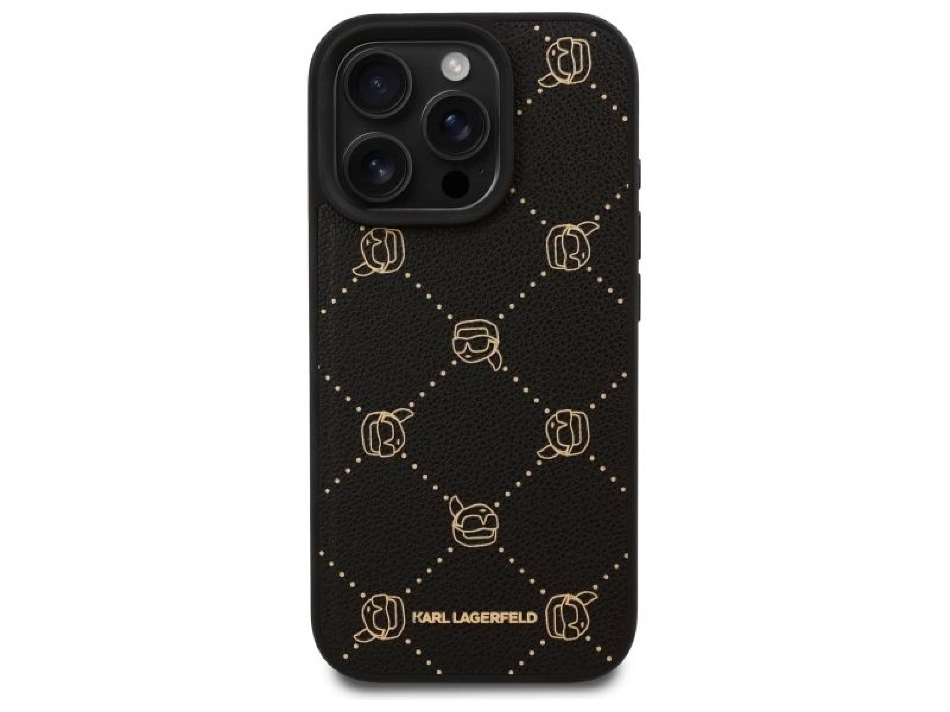 Capa Karl Lagerfeld Magsafe Karl Head para iPhone 16 Pro Max - Preta