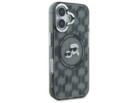Funda para iPhone 16 Karl Lagerfeld IML Monogram Karl & Choupette Head MagSafe - Negra Funda para iPhone 16 Karl Lagerfeld IML Monogram Karl & Choupette Head MagSafe - Negra
