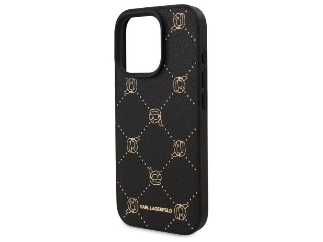 Capa Karl Lagerfeld Magsafe Karl Head para iPhone 16 Pro Max - Preta