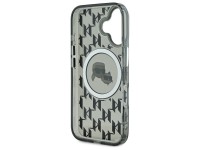 Funda para iPhone 16 Karl Lagerfeld IML Monogram Karl & Choupette Head MagSafe - Negra Funda para iPhone 16 Karl Lagerfeld IML Monogram Karl & Choupette Head MagSafe - Negra