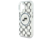 Capa MagSafe para iPhone 16 com monograma Karl Lagerfeld IML e cabeça de Karl & Choupette - Transpar Capa MagSafe para iPhone 16 com monograma Karl Lagerfeld IML e cabeça de Karl & Choupette - Transpar