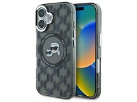 Funda para iPhone 16 Karl Lagerfeld IML Monogram Karl & Choupette Head MagSafe - Negra Funda para iPhone 16 Karl Lagerfeld IML Monogram Karl & Choupette Head MagSafe - Negra