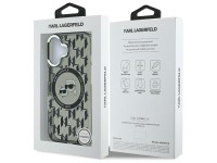 Funda para iPhone 16 Karl Lagerfeld IML Monogram Karl & Choupette Head MagSafe - Negra Funda para iPhone 16 Karl Lagerfeld IML Monogram Karl & Choupette Head MagSafe - Negra