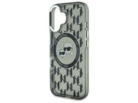 Funda para iPhone 16 Karl Lagerfeld IML Monogram Karl & Choupette Head MagSafe - Negra Funda para iPhone 16 Karl Lagerfeld IML Monogram Karl & Choupette Head MagSafe - Negra