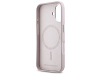 Funda Karl Lagerfeld FW Metal Plate MagSafe para iPhone 16 - Rosa Funda Karl Lagerfeld FW Metal Plate MagSafe para iPhone 16 - Rosa