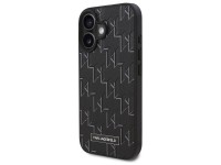 Karl Lagerfeld Hot Stamp Magsafe iPhone 16 Case - Black Karl Lagerfeld Hot Stamp Magsafe iPhone 16 Case - Black