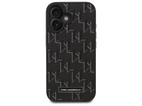 Karl Lagerfeld Hot Stamp Magsafe iPhone 16 Case - Black Karl Lagerfeld Hot Stamp Magsafe iPhone 16 Case - Black