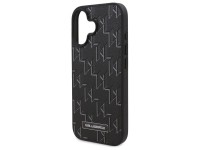Karl Lagerfeld Hot Stamp Magsafe iPhone 16 Case - Black Karl Lagerfeld Hot Stamp Magsafe iPhone 16 Case - Black