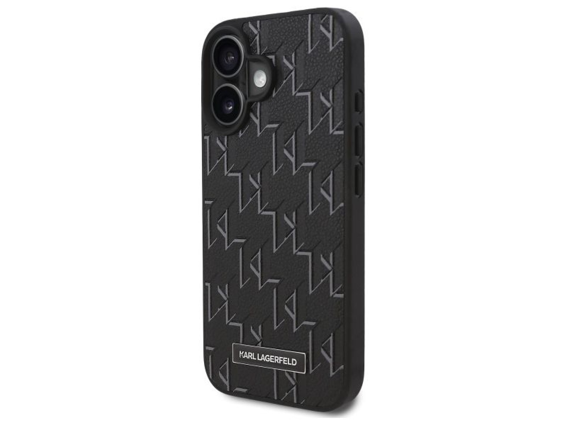 Karl Lagerfeld Hot Stamp Magsafe iPhone 16 Case - Black