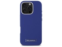 Karl Lagerfeld FW Metal Plate MagSafe iPhone 16 Pro Case - Blue Karl Lagerfeld FW Metal Plate MagSafe iPhone 16 Pro Case - Blue