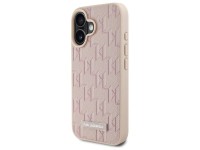 Karl Lagerfeld Hot Stamp Magsafe iPhone 16 Case - Pink