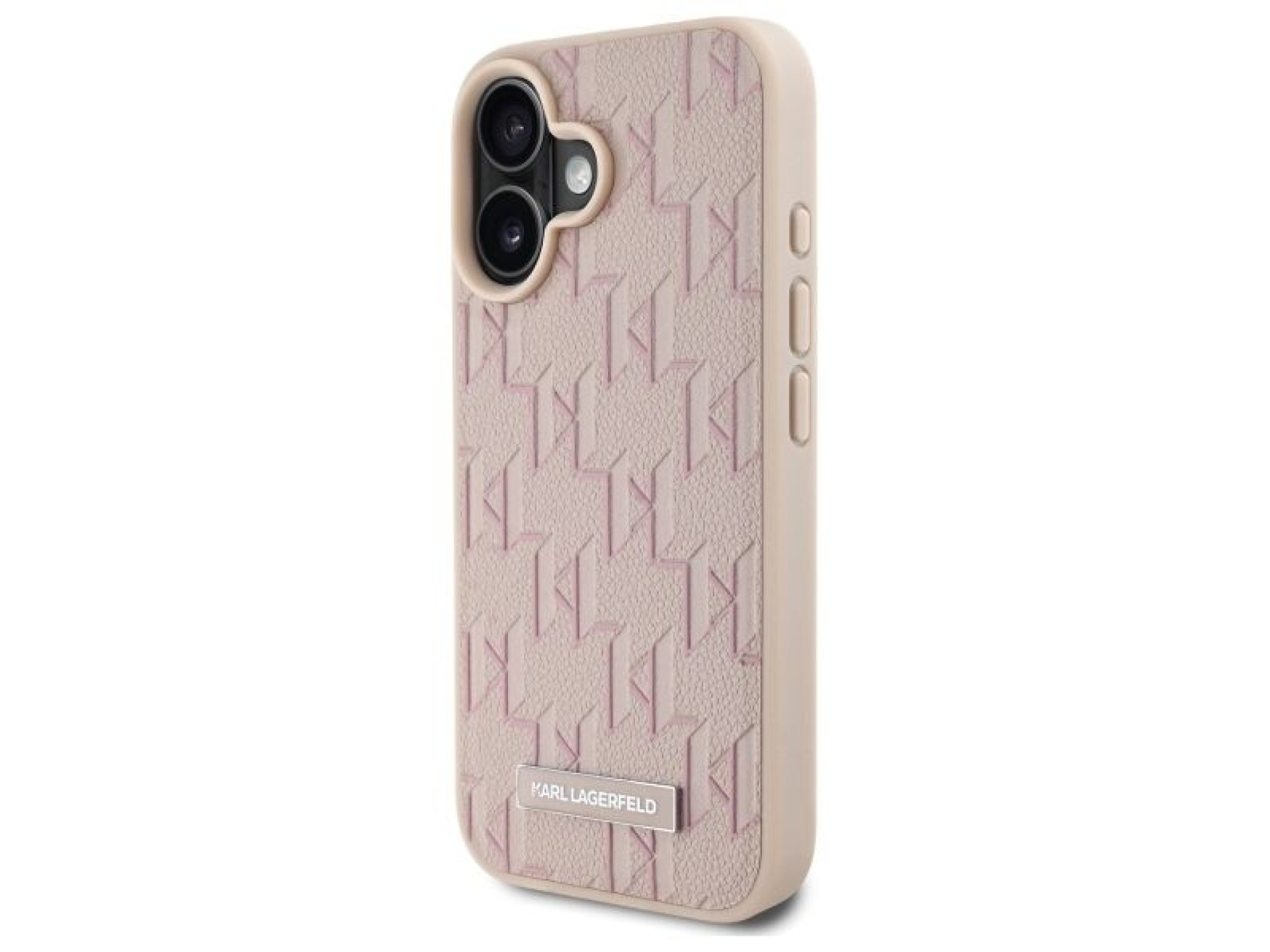 Karl Lagerfeld Hot Stamp Magsafe iPhone 16 Case - Pink