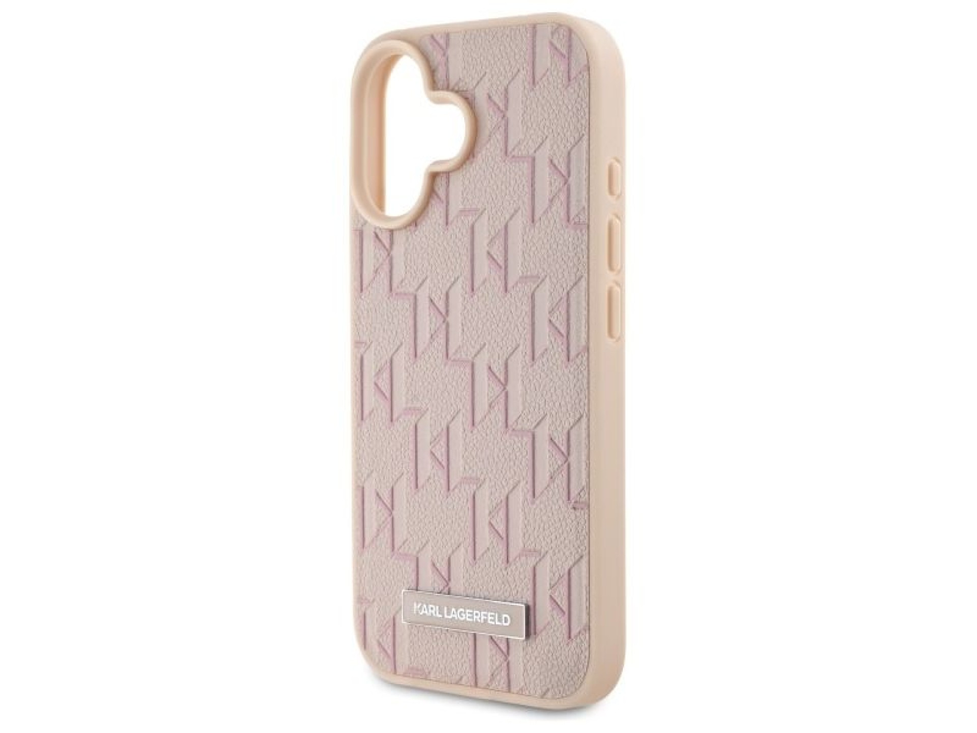 Karl Lagerfeld Hot Stamp Magsafe iPhone 16 Case - Pink