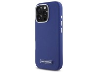Karl Lagerfeld FW Metal Plate MagSafe iPhone 16 Pro Case - Blue Karl Lagerfeld FW Metal Plate MagSafe iPhone 16 Pro Case - Blue
