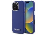 Karl Lagerfeld FW Metal Plate MagSafe iPhone 16 Pro Case - Blue Karl Lagerfeld FW Metal Plate MagSafe iPhone 16 Pro Case - Blue