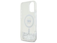Karl Lagerfeld Liquid Glitter Karl Head Magsafe iPhone 16 Case - Clear Karl Lagerfeld Liquid Glitter Karl Head Magsafe iPhone 16 Case - Clear