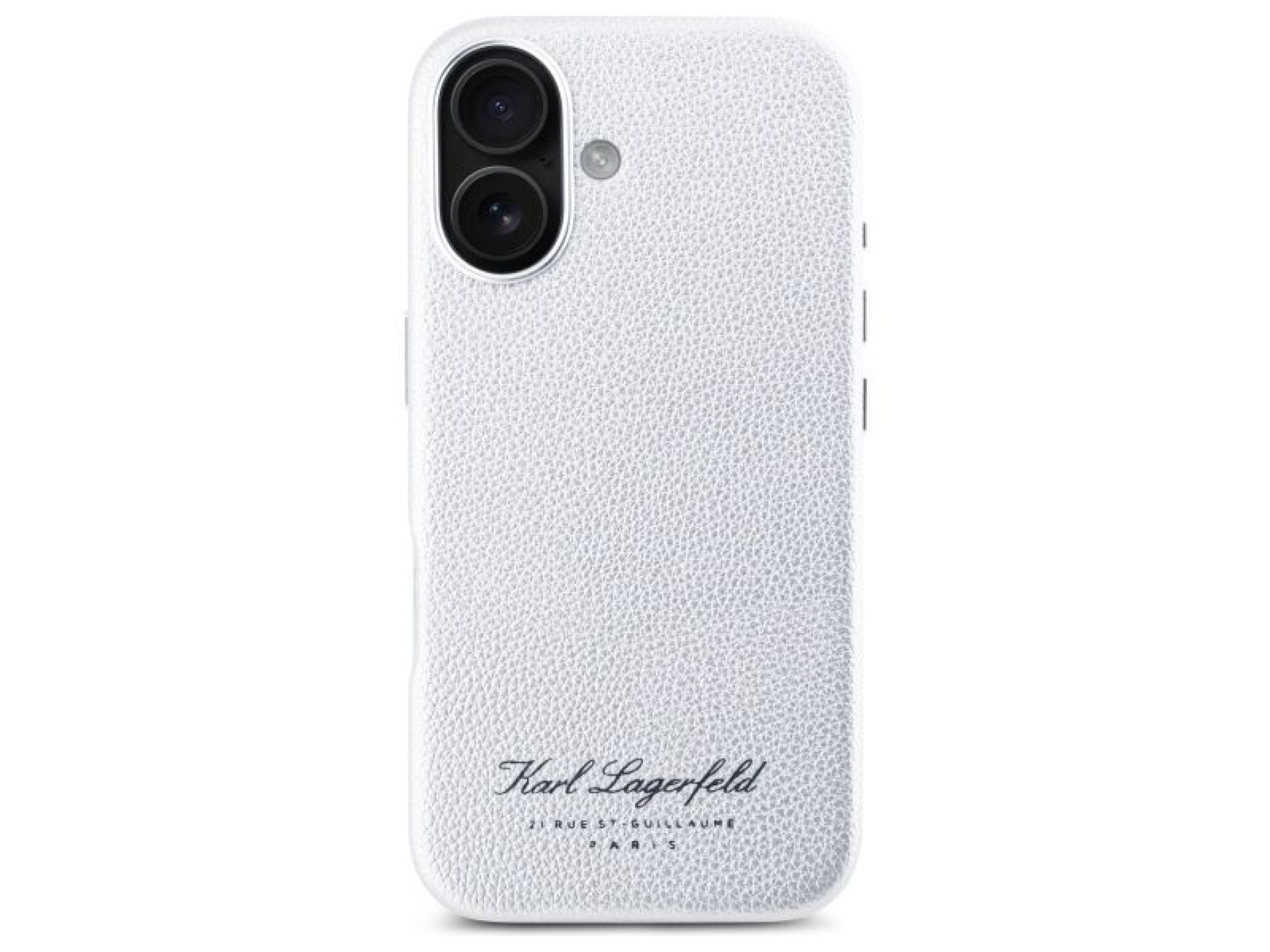 Funda para iPhone 16 del hotel Karl Lagerfeld RSG - gris