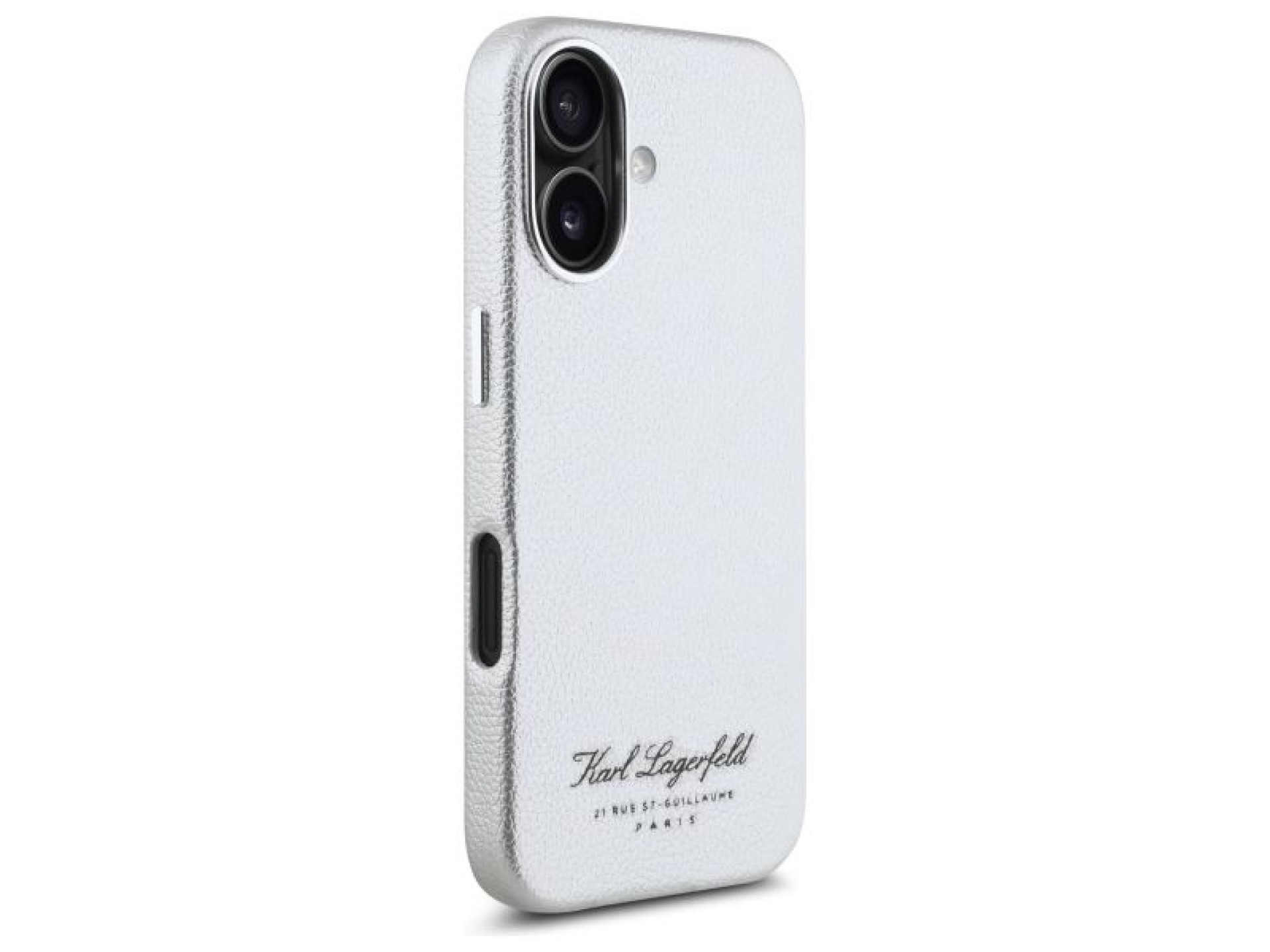 Funda para iPhone 16 del hotel Karl Lagerfeld RSG - gris