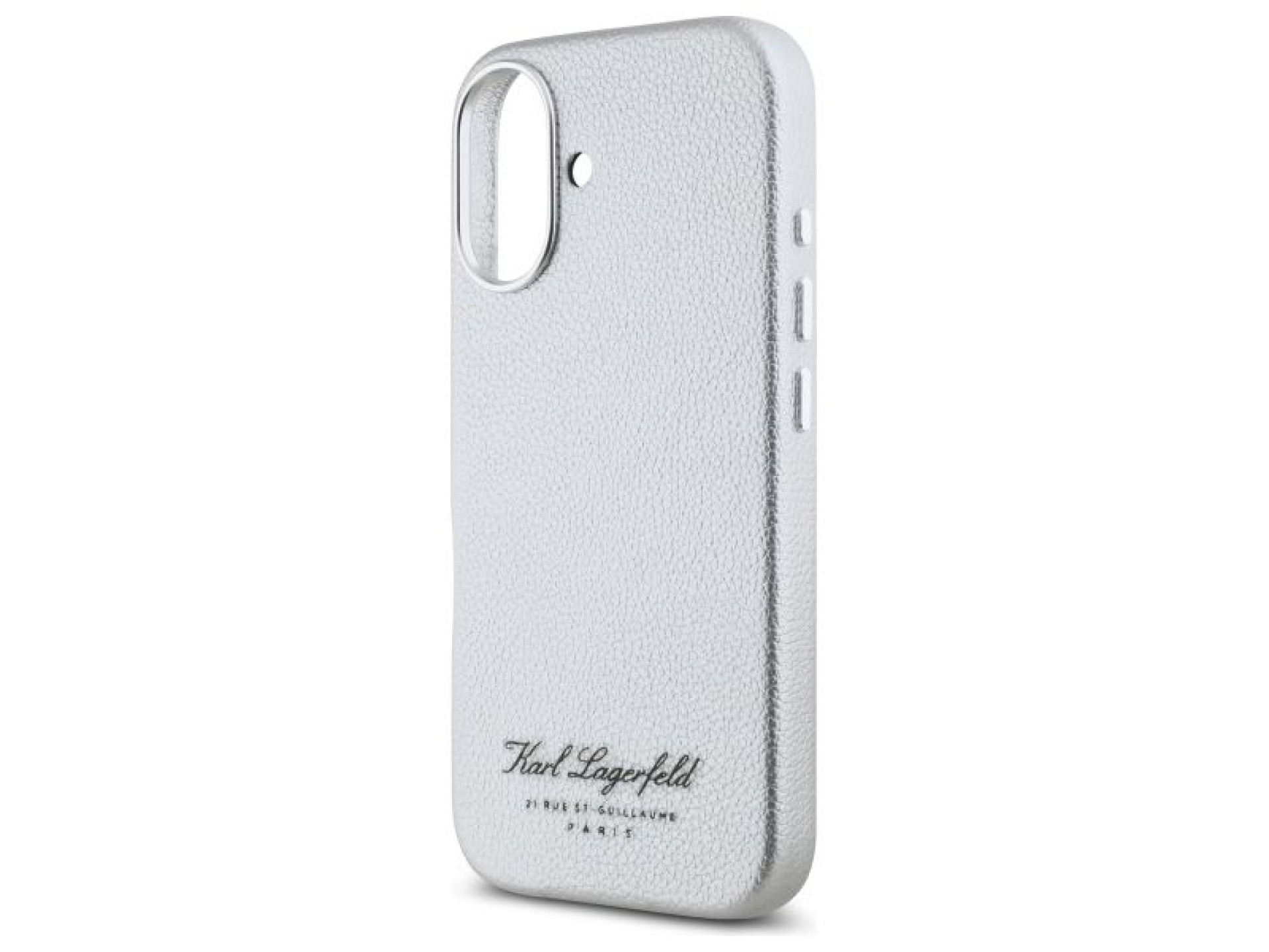 Funda para iPhone 16 del hotel Karl Lagerfeld RSG - gris