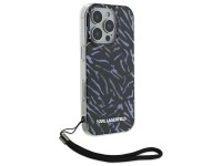 Capa para iPhone 16 Pro Karl Lagerfeld Zebra com Cord�o - Roxa