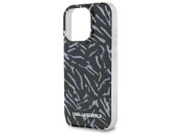 Capa para iPhone 16 Pro Karl Lagerfeld Zebra com Cord�o - Roxa
